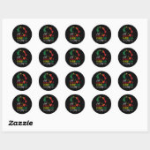 Juneteenth Til elke stem zing zwarte geschiedenis Ronde Sticker (Vel)