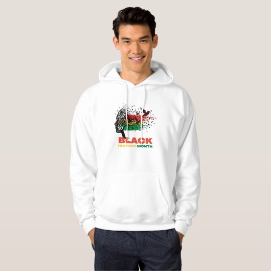 Juneteenth Tree African Root Afro Trots Zwart Juni Hoodie (Voorkant volledig)