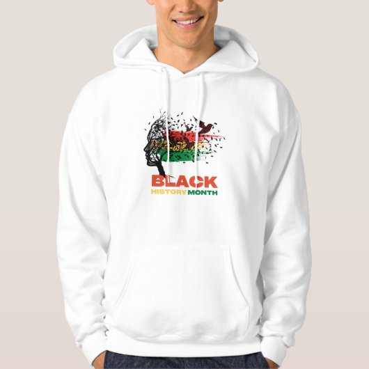 Juneteenth Tree African Root Afro Trots Zwart Juni Hoodie (Voorkant)