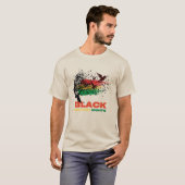 Juneteenth Tree African Root Afro Trots Zwart Juni T-shirt (Voorkant volledig)