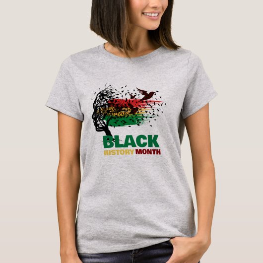 Juneteenth Tree African Root Proud Black Geschiede T-shirt (Voorkant)