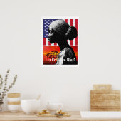 Juneteenth Urban Rhythm: Afrocentrisch Giclee-Post Poster (Keuken)