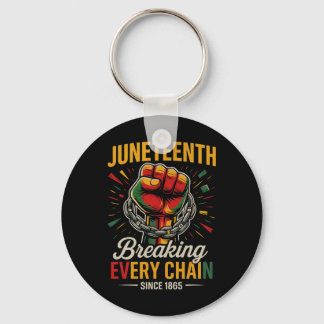 Juneteenth verbreekt elke keten sinds 1865 Vrijhei Sleutelhanger