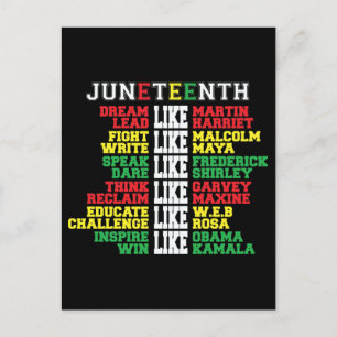 Juneteenth Vibes Alleen Melanin Sista Bruh Black L Feestdagenkaart