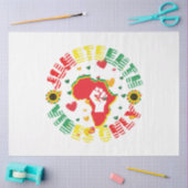 Juneteenth Vibes vieren alleen vrijheid! Tissuepapier (Craft)