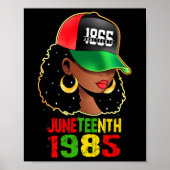 Juneteenth Vier Afro-Amerikaanse Vrijheidsdag Poster (Voorkant)