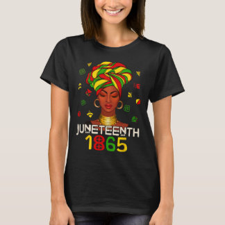 Juneteenth Vier Afro-Amerikaanse Vrijheidsdag T-shirt