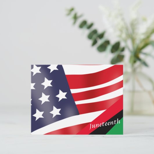 Juneteenth: Vier de Vrijheid Kaart (Staand voorkant)