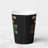 Juneteenth Vier Vrijheid Solidariteit 1865 Papieren Bekers (Rechts)