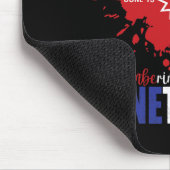 Juneteenth Vieren Vrijheid Rood Wit Blauw Gratis B Muismat (Hoek)