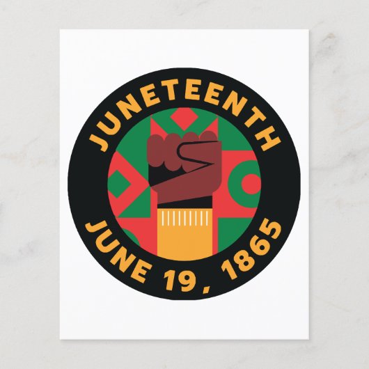 Juneteenth-viering Herdenking van vrijheid en (Voorkant)