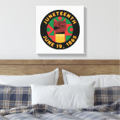 Juneteenth-viering Herdenking van vrijheid en Canvas Afdruk (Insitu (Slaapkamer))