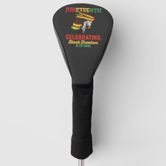 Juneteenth Viering van de Zwarte Vrijheid 6 19 186 Golfheadcover (Voorkant)