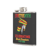 Juneteenth Viering van de Zwarte Vrijheid 6 19 186 Heupfles (Links)