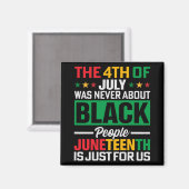 Juneteenth: Viering van ons erfgoed Magneet (Voorkant / Achterkant)