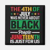 Juneteenth: Viering van ons erfgoed Magneet (Voorkant)