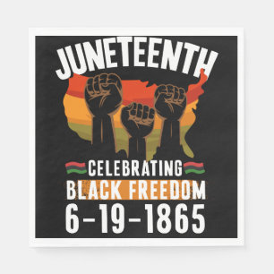 Juneteenth viering van zwarte vrijheid 186 Afrikaa Servet