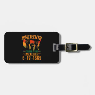 Juneteenth Viering Zwarte Vrijheid 186 Afrikaans Bagagelabel