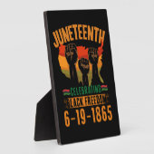 Juneteenth Viering Zwarte Vrijheid 186 Afrikaans Fotoplaat (Zijkant)