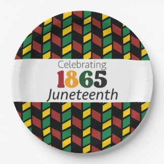 Juneteenth viert sinds 1865 zwarte geschiedenis papieren bordje