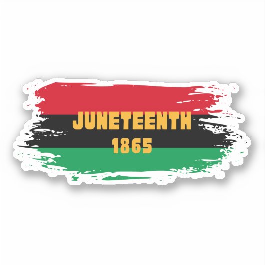 Juneteenth Vinyl Sticker (Voorkant)
