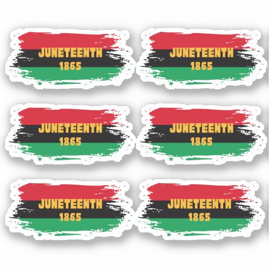 Juneteenth Vinyl Stickers (Voorkant)