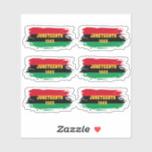 Juneteenth Vinyl Stickers (Vel)
