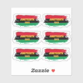 Juneteenth Vinyl Stickers