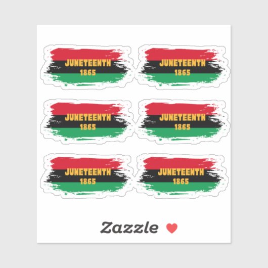 Juneteenth Vinyl Stickers (Vel)