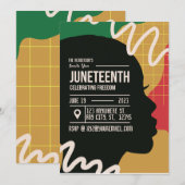 Juneteenth Vrijheid Feest Viering  Kaart (Voorkant / Achterkant)