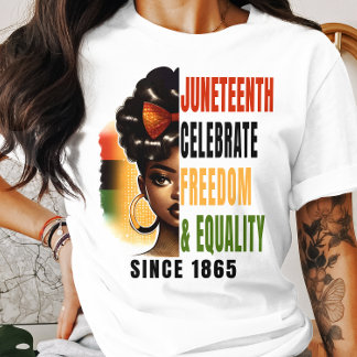Juneteenth Vrijheid & Gelijkheid - Afro-Amerikaans T-shirt