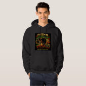 Juneteenth Vrijheid Heeft een Soundtrack T-shirt (Voorkant volledig)