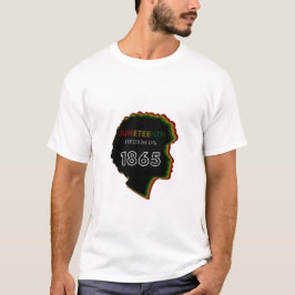 Juneteenth Vrijheidsdag 1865 Viering Design T-shirt
