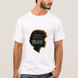 Juneteenth Vrijheidsdag 1865 Viering Design T-shirt