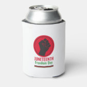 Juneteenth Vrijheidsdag Blikjeskoeler (Blikje Achterkant)