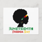 Juneteenth Vrijheidsdag Feestdagenkaart (Voorkant)