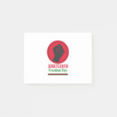 Juneteenth Vrijheidsdag Post-it® Notes (Voorkant)