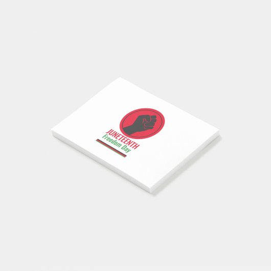 Juneteenth Vrijheidsdag Post-it® Notes (Schuin)