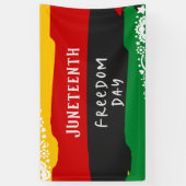 Juneteenth Vrijheidsdag Stadsviering 3' x 5' Spandoek (Verticaal)