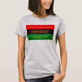Juneteenth Vrijheidsdag T-shirt (Voorkant)