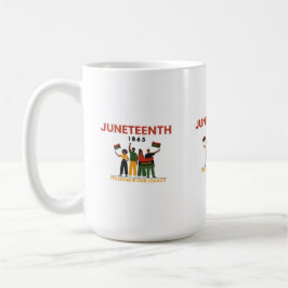 Juneteenth Vrijheidsdag T-shirt | Afro-Amerikaans  Koffiemok