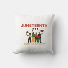 Juneteenth Vrijheidsdag T-shirt | Afro-Amerikaans  Kussen