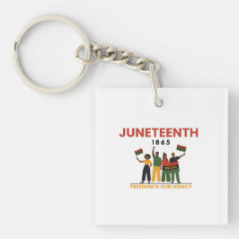 Juneteenth Vrijheidsdag T-shirt | Afro-Amerikaans  Sleutelhanger