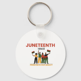 Juneteenth Vrijheidsdag T-shirt | Afro-Amerikaans  Sleutelhanger