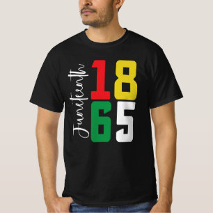 Juneteenth Vrijheidsdag Zwarte Geschiedenis Vierin T-shirt