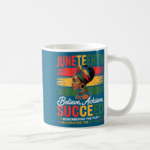 Juneteenth vrijheidsdag zwarte trots melanine krac koffiemok