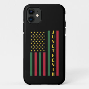 Juneteenth Vrijheidsviering VS Amerikaanse vlag Case-Mate iPhone Case