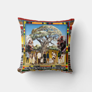 Juneteenth • Vrijheidsviering Worp Kussen