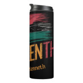 Juneteenth: Vrijheidsvlag, Erfgoed gevierd Thermosbeker (Geroteerd rechts)