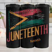 Juneteenth: Vrijheidsvlag, Erfgoed gevierd Thermosbeker
